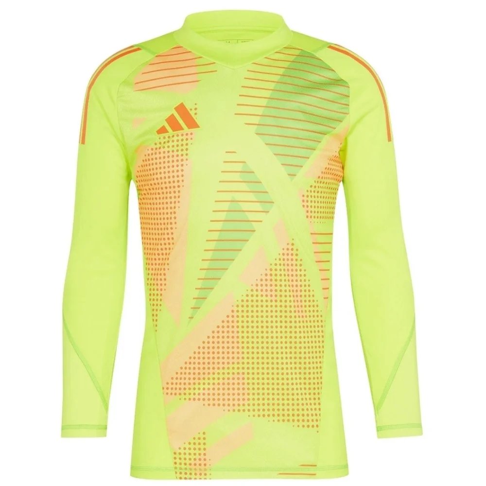 New Adidas Tiro 24 Pro Long Sleeve Goalkeeper Football Yellow Large Jersey $120